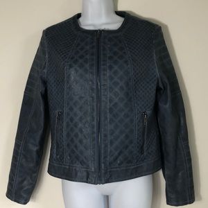 Ness faux leather jacket